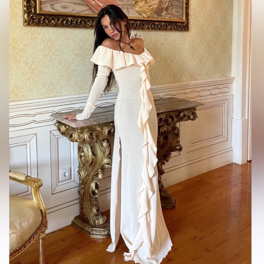 Arcina Ori Mila Crème Maxi Dress NWT